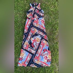 ENFOCUS Studio Floral Print Long Dress Sz 10